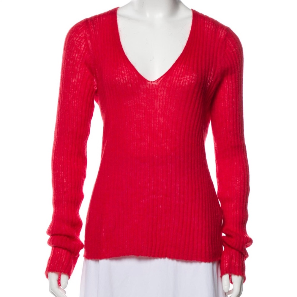Rag & Bone Red Sweater